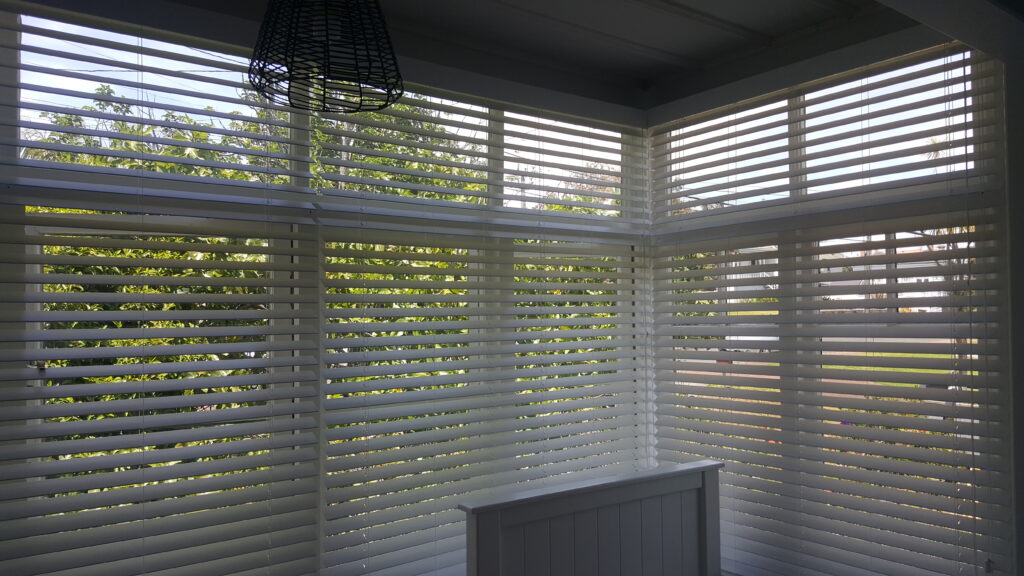 wooden blinds